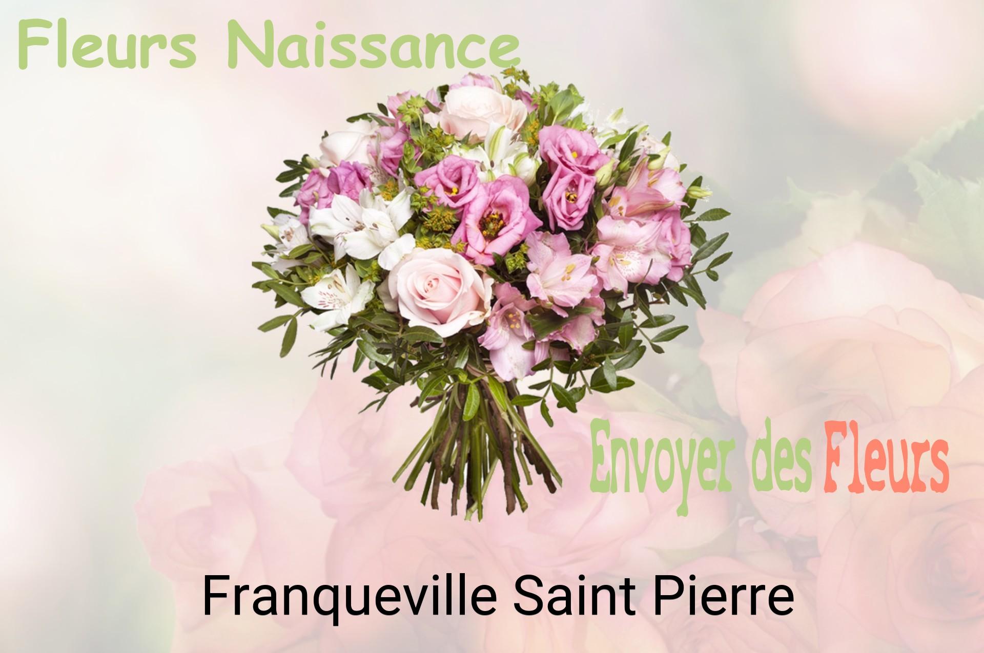 Bouquet de fleurs de naissance livré à Franqueville-Saint-Pierre